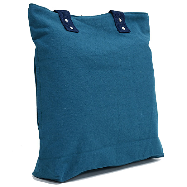 FIAT Nuova 500 Canvas Tote Bag(Blue-Green)