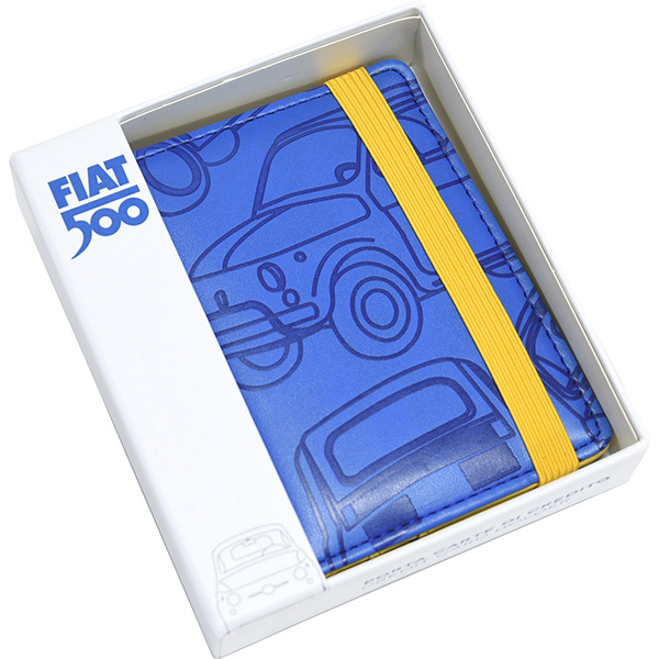 FIAT Nuova 500 Emboss Card Holder(Blue)