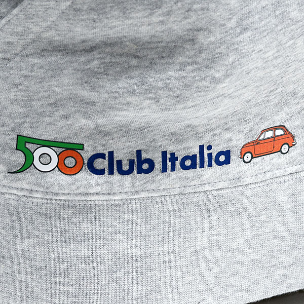 FIAT 500 CLUB ITALIA Hooded Zip-Up Felpa