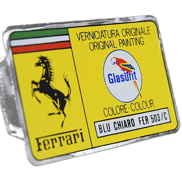 Ferrari Paint Code Sticker(BLU CHIARO FER 503/C)