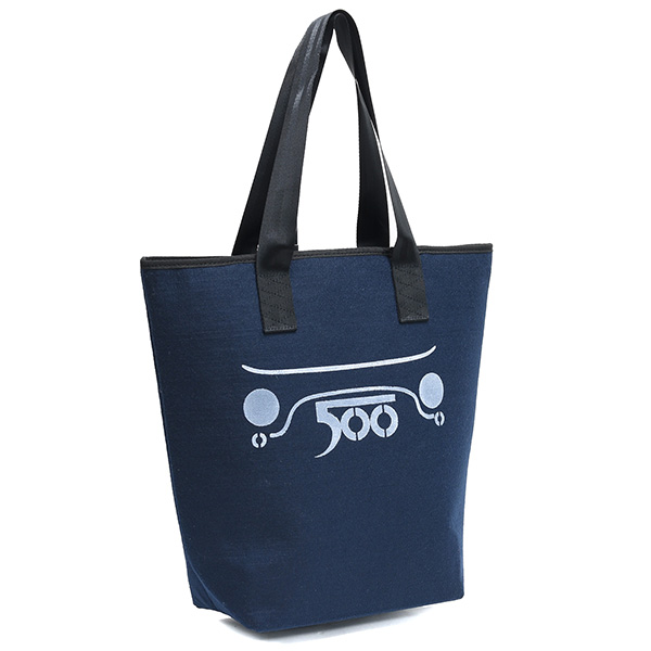 FIAT 500 CLUB ITALIA Tote Bag(Navy)