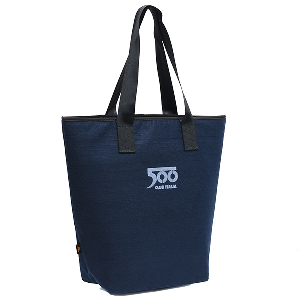 FIAT 500 CLUB ITALIA Tote Bag(Navy)