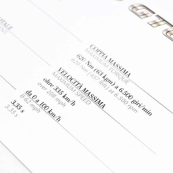 Ferrari 599GTO Data Card