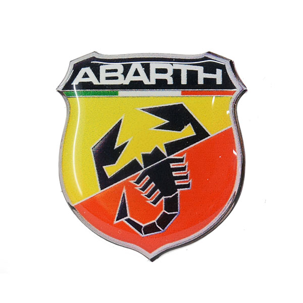 ABARTH¥¨¥ó¥Ö¥ì¥à3D¥¹¥Æ¥Ã¥«¡¼(½Ä32mm)