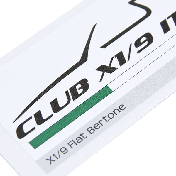 CLUB FIAT X1/9 ITALIA Sticker