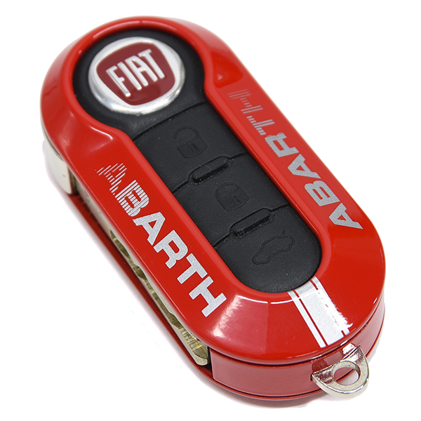 ABARTH Key Cover(Red/Silver Logo)