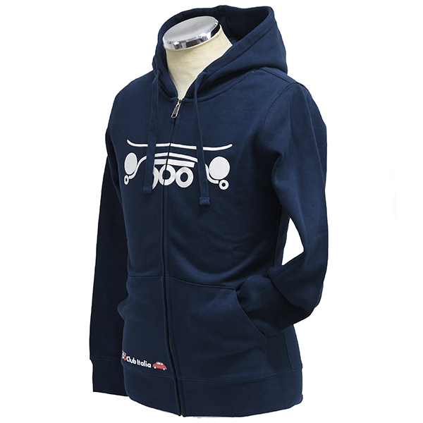 FIAT 500 CLUB ITALIA Hoodie(Navy)