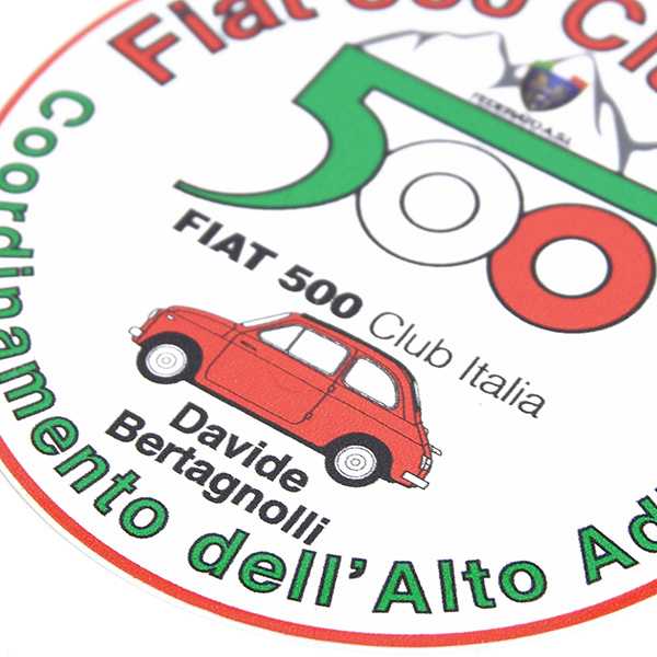 FIAT 500 CLUB ITALIA Alto Adige Sticker