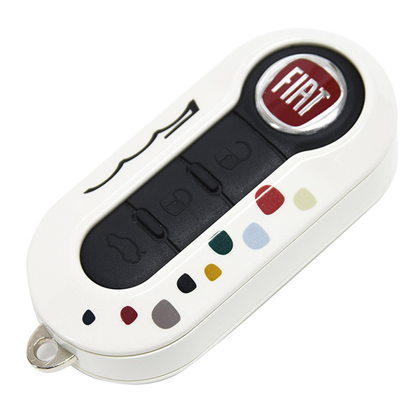 FIAT 500 Keycover(Dot/White)