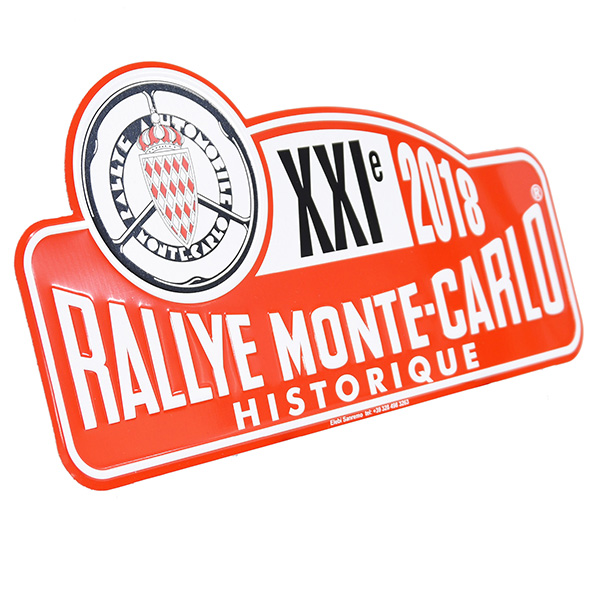Rally Monte Carlo Historique2018 Official Metal Plate(Large)