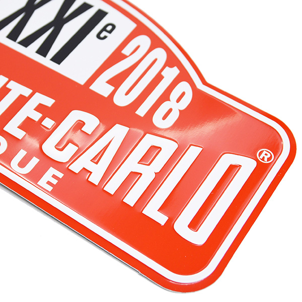 Rally Monte Carlo Historique2018 Official Metal Plate(Large)