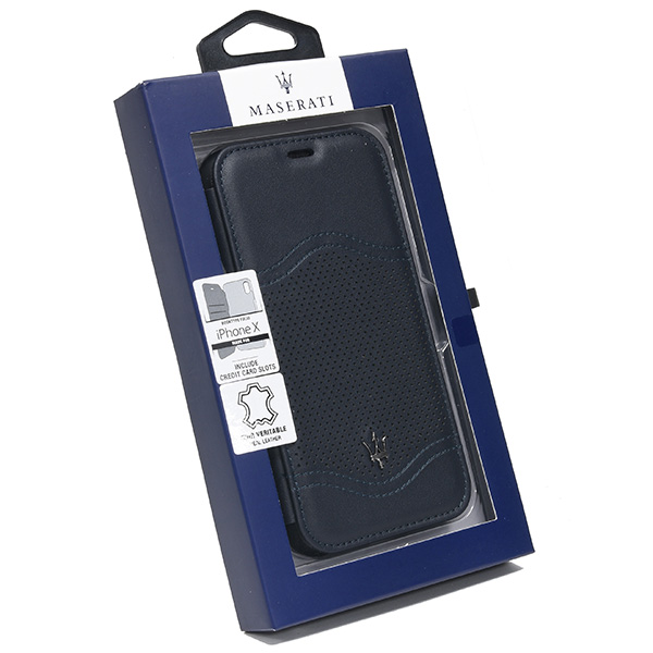 MASERATI iPhone 6/6s/7/8 Book Shaped Case-GRANLUSSO/Blue-