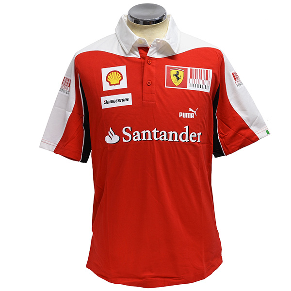 Scuderia Ferrari 2010 Drivers Polo shirts(Late Model)