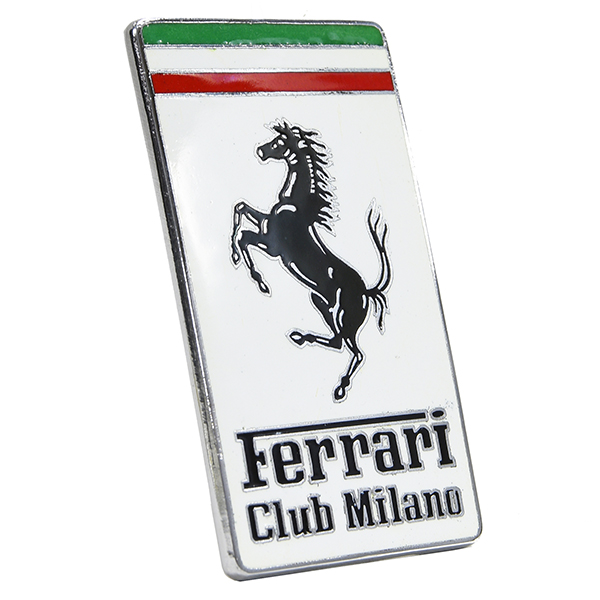 Ferrari CLUB MILANO七宝エンブレム : イタリア自動車雑貨店 ...