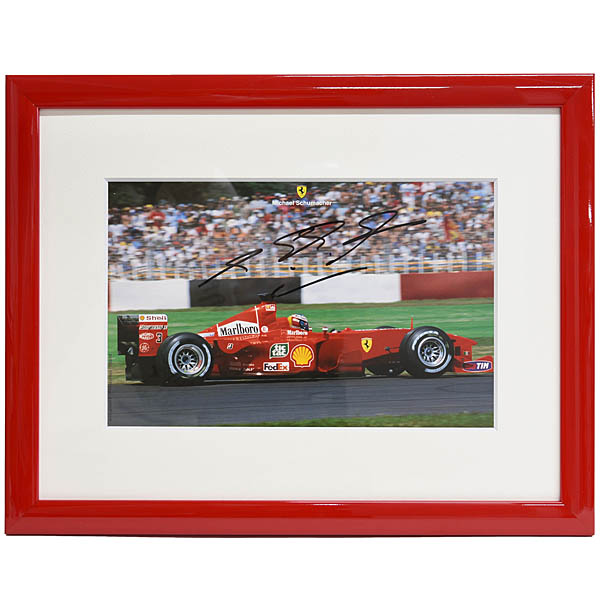 Scuderia Ferrari 2000 W.C.Memorial Autograph Card with M.Schumacher Signature