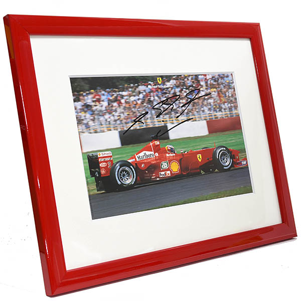 Scuderia Ferrari 2000 W.C.Memorial Autograph Card with M.Schumacher Signature