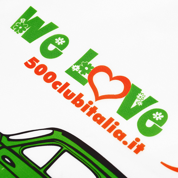 FIAT 500 CLUB ITALIA 500 Nylon Knap Sack(Green)