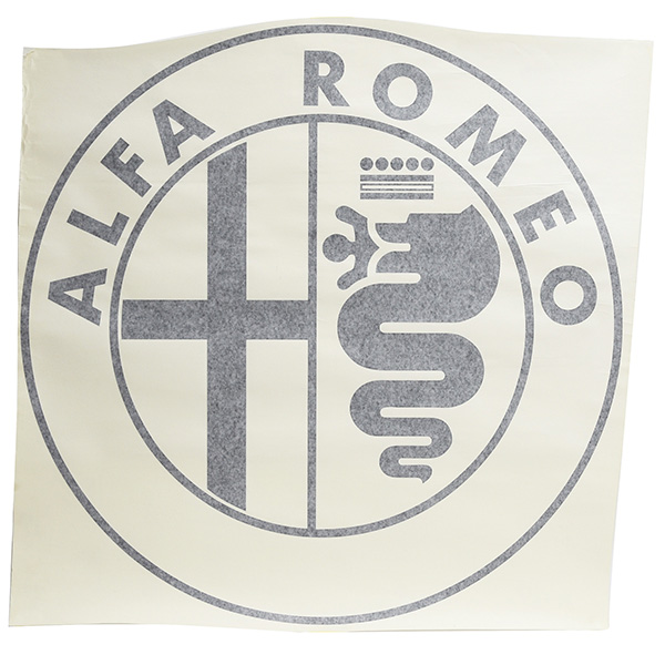 Alfa Romeo Emblem Sticker(Black/Die Cut/Large)