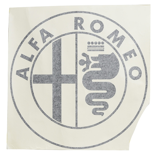 Alfa Romeo Emblem Sticker(Black/Die Cut/Small)