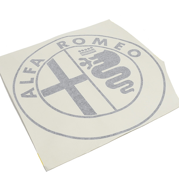 Alfa Romeo Emblem Sticker(Black/Die Cut/Small)