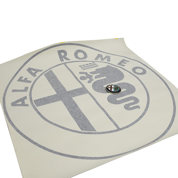 Alfa Romeo Emblem Sticker(Black/Die Cut/Small)