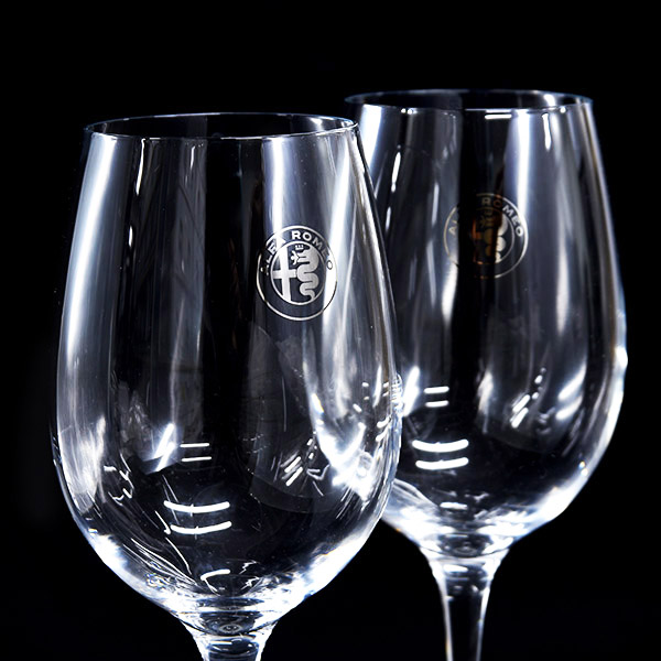 Alfa Romeo Wine Glass Set by Luigi Bormioli