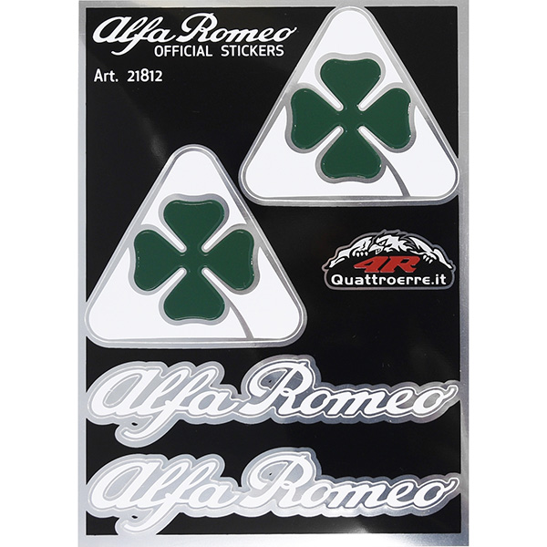Alfa Romeo New Quadrifoglio & Logo Stickers