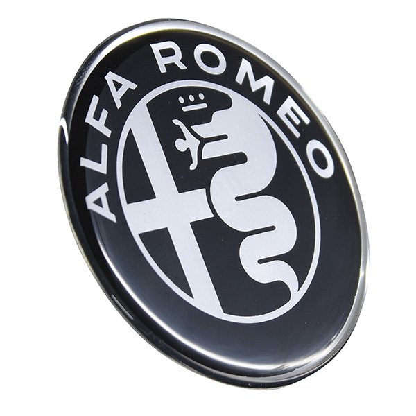 Alfa Romeo純正Newエンブレム3Dステッカー(58mm/モノトーン)