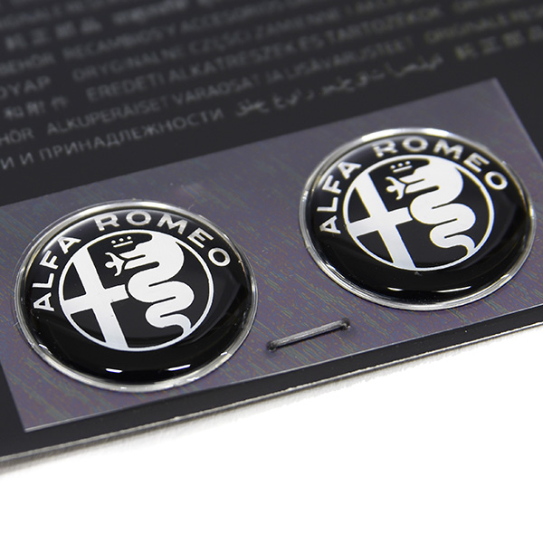 Alfa Romeo New Emblem 3D Sticker(21mm/Monotone/2pcs.)