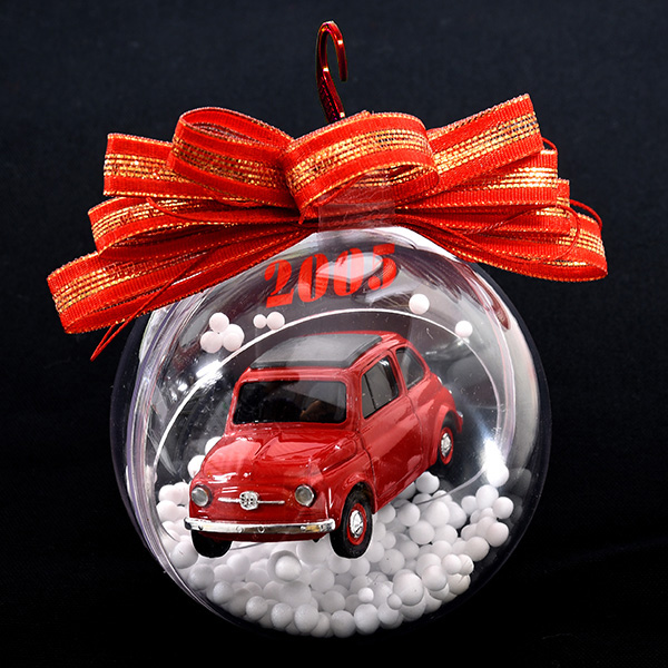 1/43 FIAT Nuova 500 Miniature Model  Natale 2005(Red)