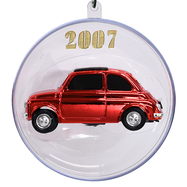 1/43 FIAT 500 Miniature Model Natale 2007 Edition(Metal Red)