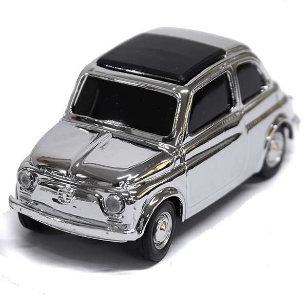 1/43 FIAT 500 Miniature Model Natale 2007 Edition(Metal Silver)