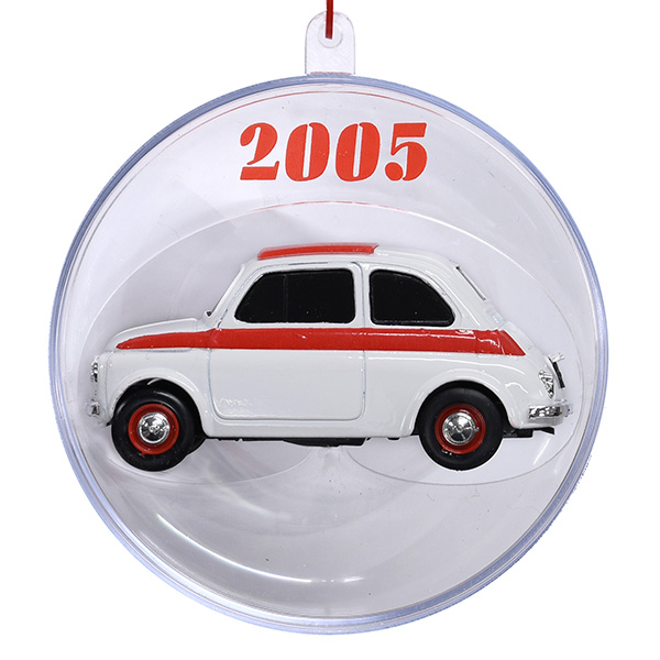 1/43 FIAT 500 Miniature Model Natale 2005 Edition(White)