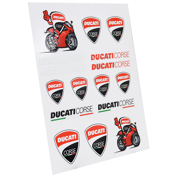 DUCATI Stickers Set-DUCATI CORSE-