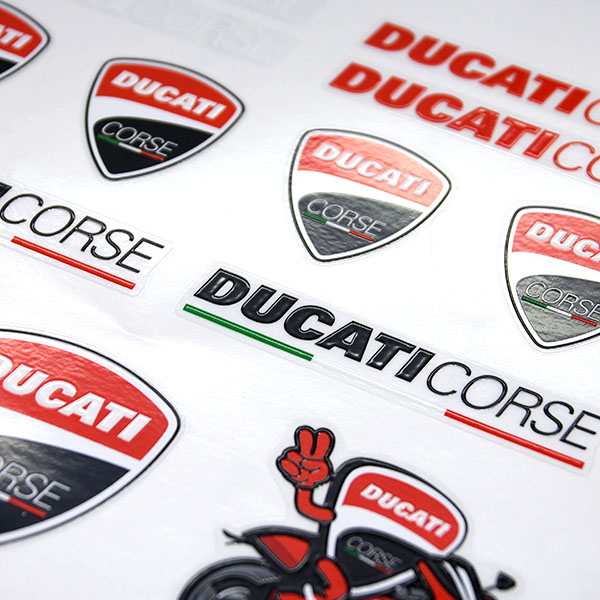 DUCATI Stickers Set-DUCATI CORSE-