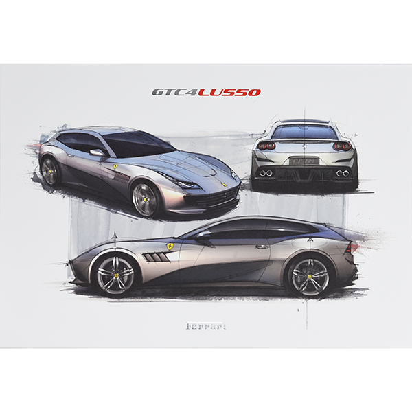 Ferrari GTC4 LUSSO Lithograph for VIP Guest