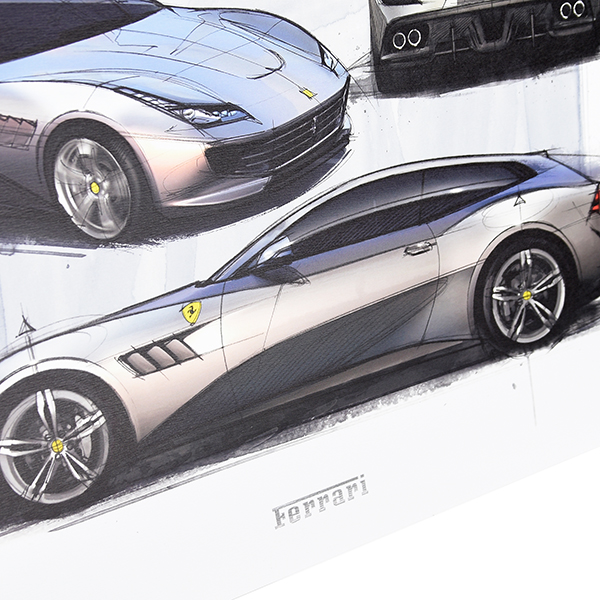 Ferrari GTC4 LUSSO Lithograph for VIP Guest