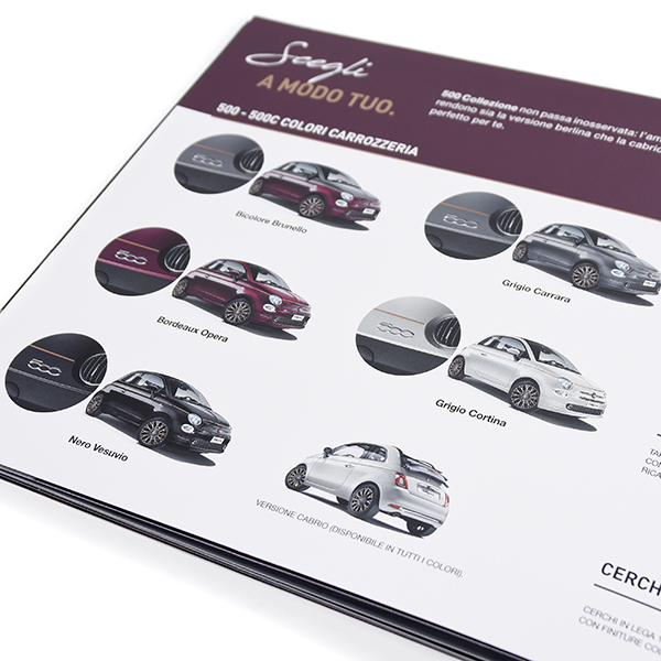 FIAT 500 COLLEZIONE 2018 Catalogue