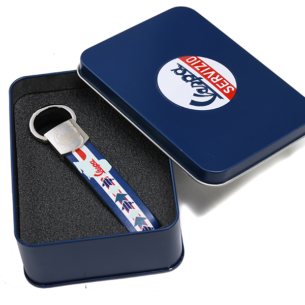 Vespa Official Strap Shaped Keyring(Blue)