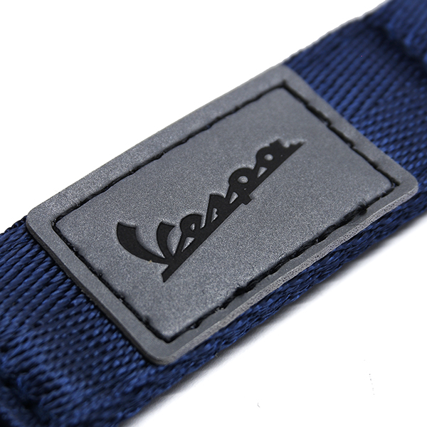 Vespa Official Strap Shaped Keyring-JOURNEY/Navy-