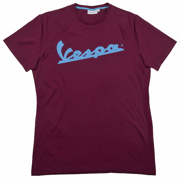 Vespa Official Logo T-Shirts(Bordeaux)