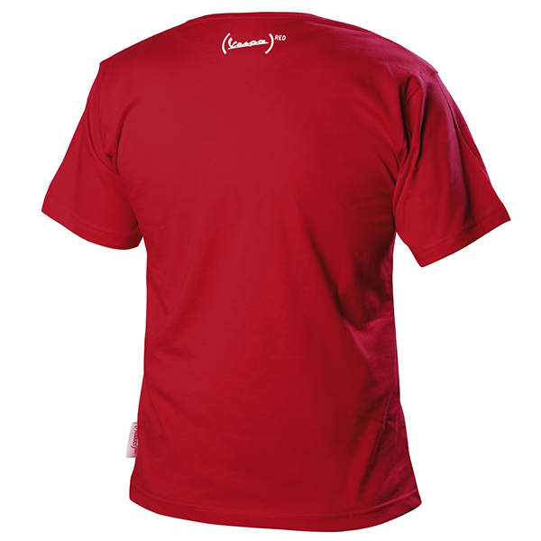 Vespa Official T-Shirts-946 RED-