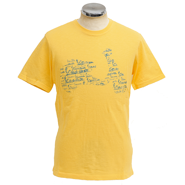 Vespa Official T-shirts-Primavera/Yellow-