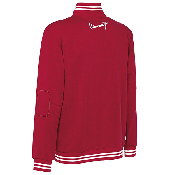 Vespa Official Zip Up Sweat Shirts-946 RED-