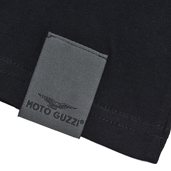Moto Guzzi Official T-shirts-CLASSIC-(Black)