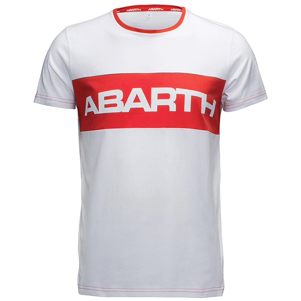 ABARTH純正Tシャツ-レッドストライプ-