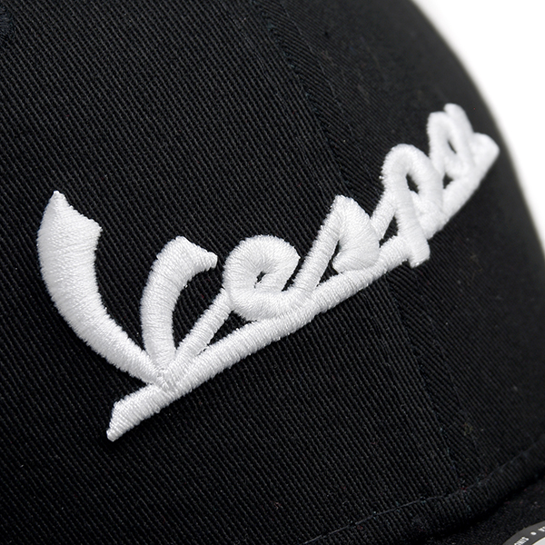 Vespa Official Baseball Cap by NEW ERA(Black) 