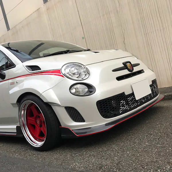 ABARTH 500/595/695カーボンリップスポイラーType B by THREE HUNDRED