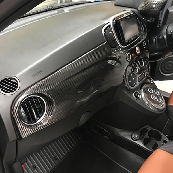 ABARTH 595(¥·¥ê¡¼¥º4)¥«¡¼¥Ü¥ó¥¤¥ó¥Æ¥ê¥¢¥Ñ¥Í¥ë/±¦¥Ï¥ó¥É¥ë¼ÖÍÑby THREE HUNDRED