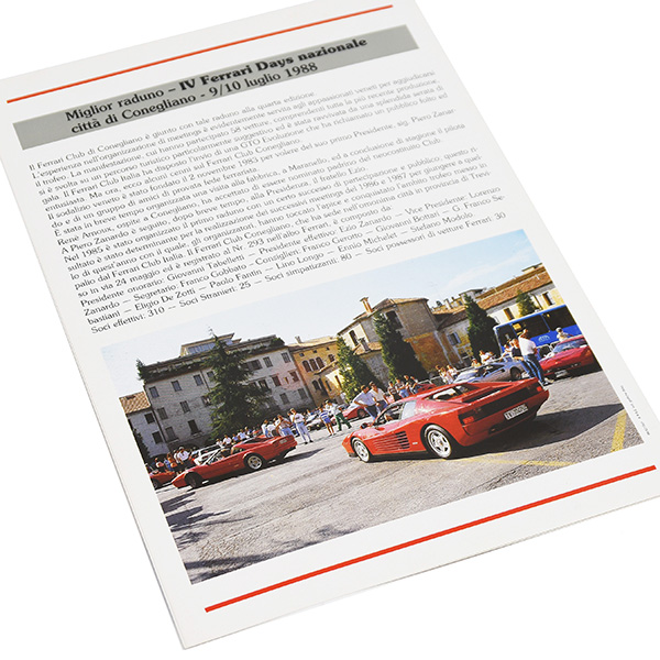 Ferrari Club Italia Meeting Leaflet Set